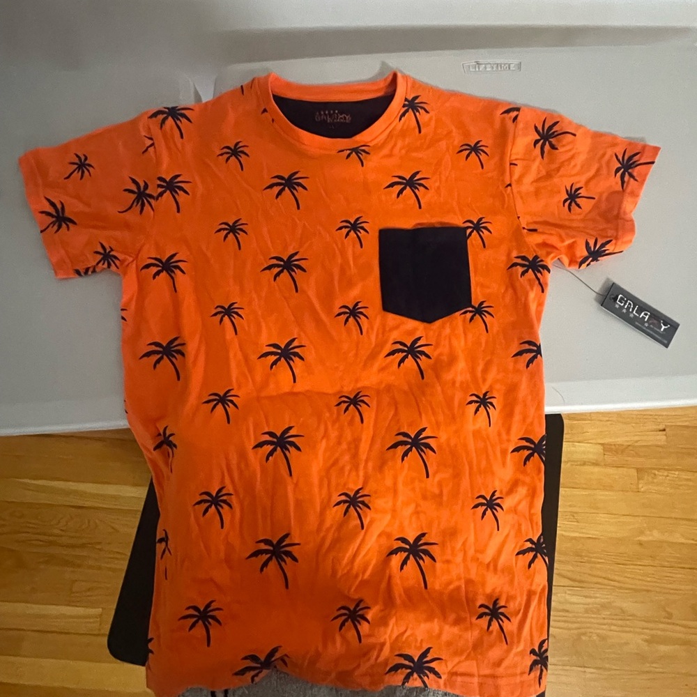 Galaxy By Harvic T shirt Black and Navy Size L NWT